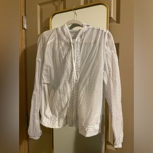 LuluLemon Sheer White Windbreaker